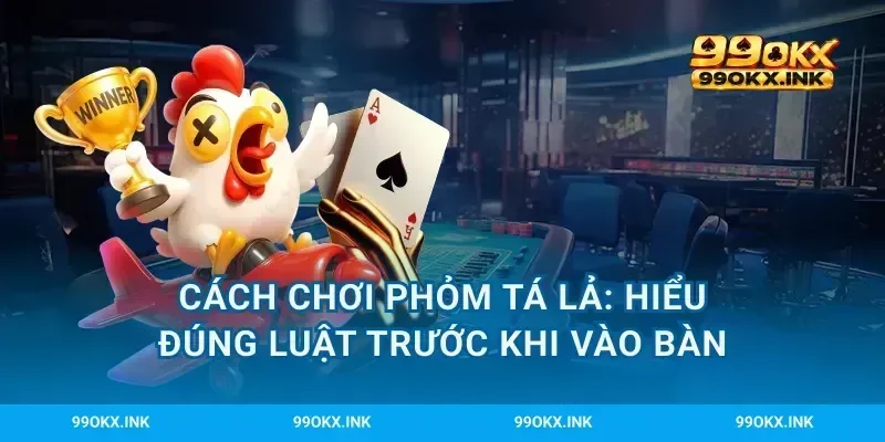 Cách chơi phỏm tá lả: hiểu đúng luật trước khi vào bàn
